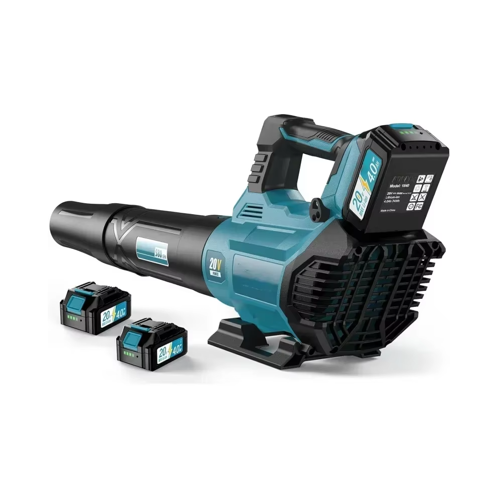 Leaf Blower Cordless - 580CFM/160MPH & 3 Speed Levels Electric