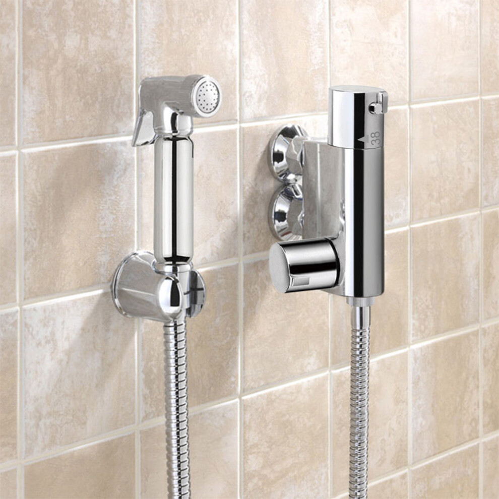Bidet Douche & Mini Thermostatic Bar Valve with Spray Kit