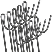 Strong Fencing Pins 10 Pack 1.15m x 8mm Steel Road Barrier Fence Stakes Signage