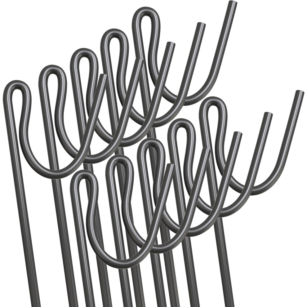 Strong Fencing Pins 10 Pack 1.15M X 8Mm Steel Road Barrier Fence Stakes Signage 5060379016700