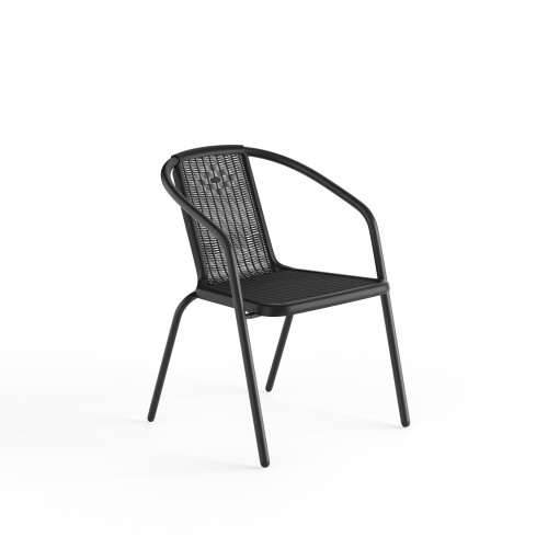 (2PCS) Stackable Garden Chair Waterproof PE Material 2