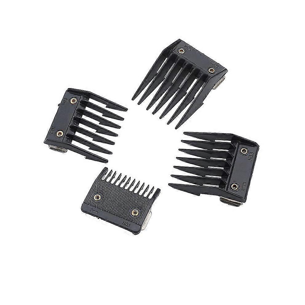 4 Attachment Comb Set for Wahl with Metal Backed Cutting Guide 3mm 6mm 9mm 12mm