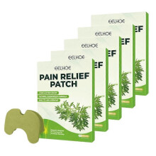 5X 10Pcs Knee Patch Wormwood Knee Sticker Plaster Extract Analgesic Cartilage Pain Relieving Patch Self-heating Herbal