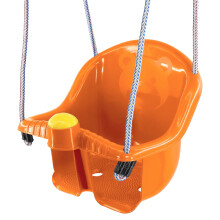 (Orange) MTS Swing Seat for Baby Children Child Toddler Outdoor Garden Rope Safety Safe Swing