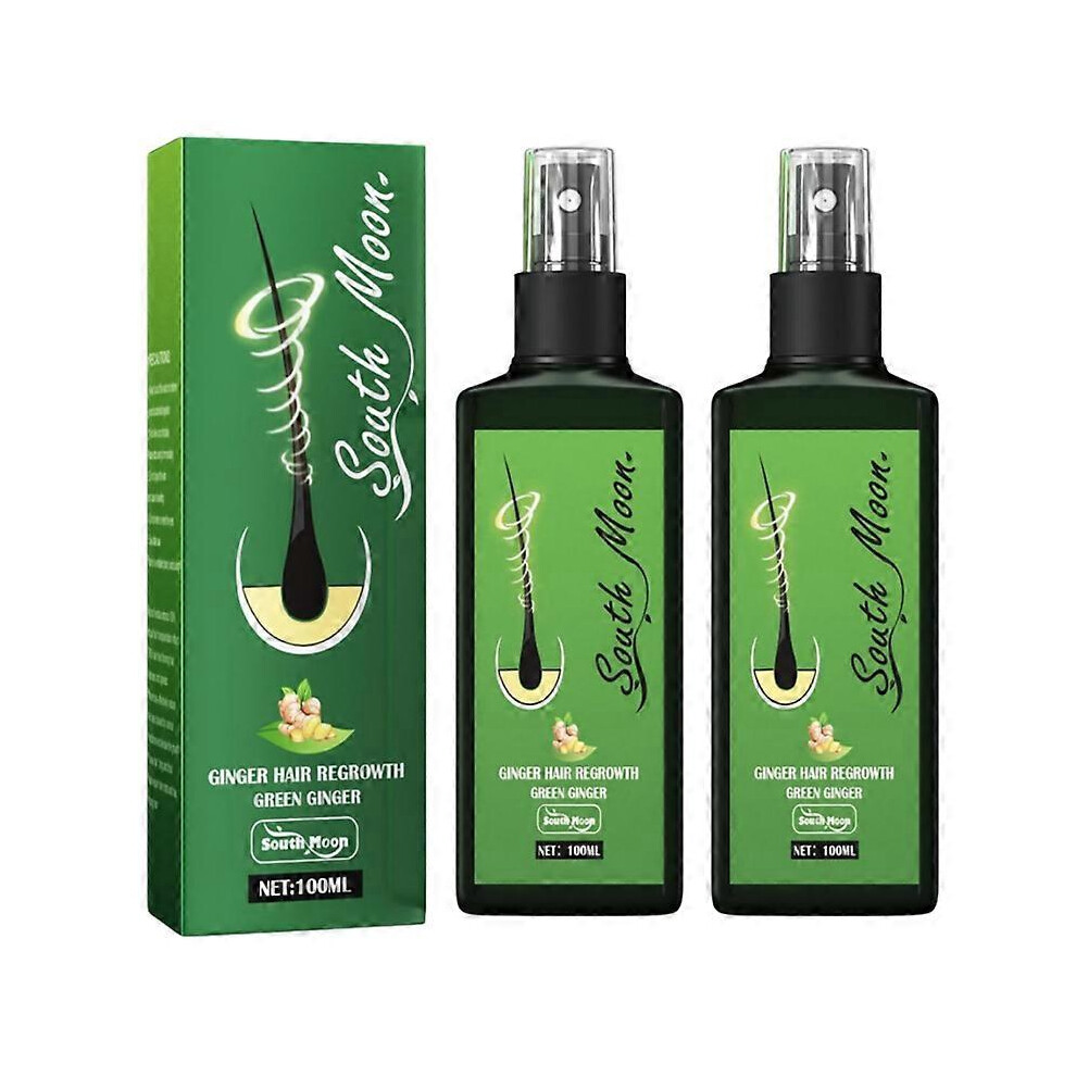 2Pcs Growth Nourishing Ginger Spray, Hair Growth Serum Spray Hair Lotion, Regrowth Nourishing Ginger Spray