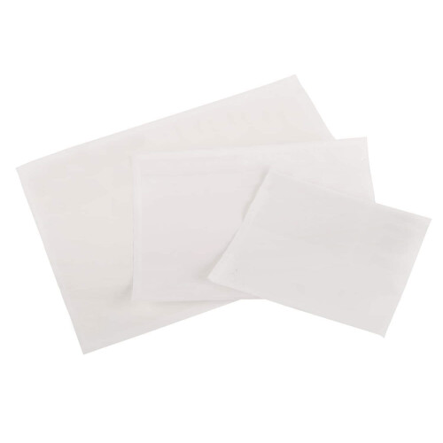 500 x A7 Plain (100 x 112mm) Document Enclosed Wallets 1