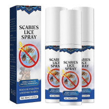 3Pcs Scabies Lice Removal Spray for Hair Care Head Lices Louse Egg Remover