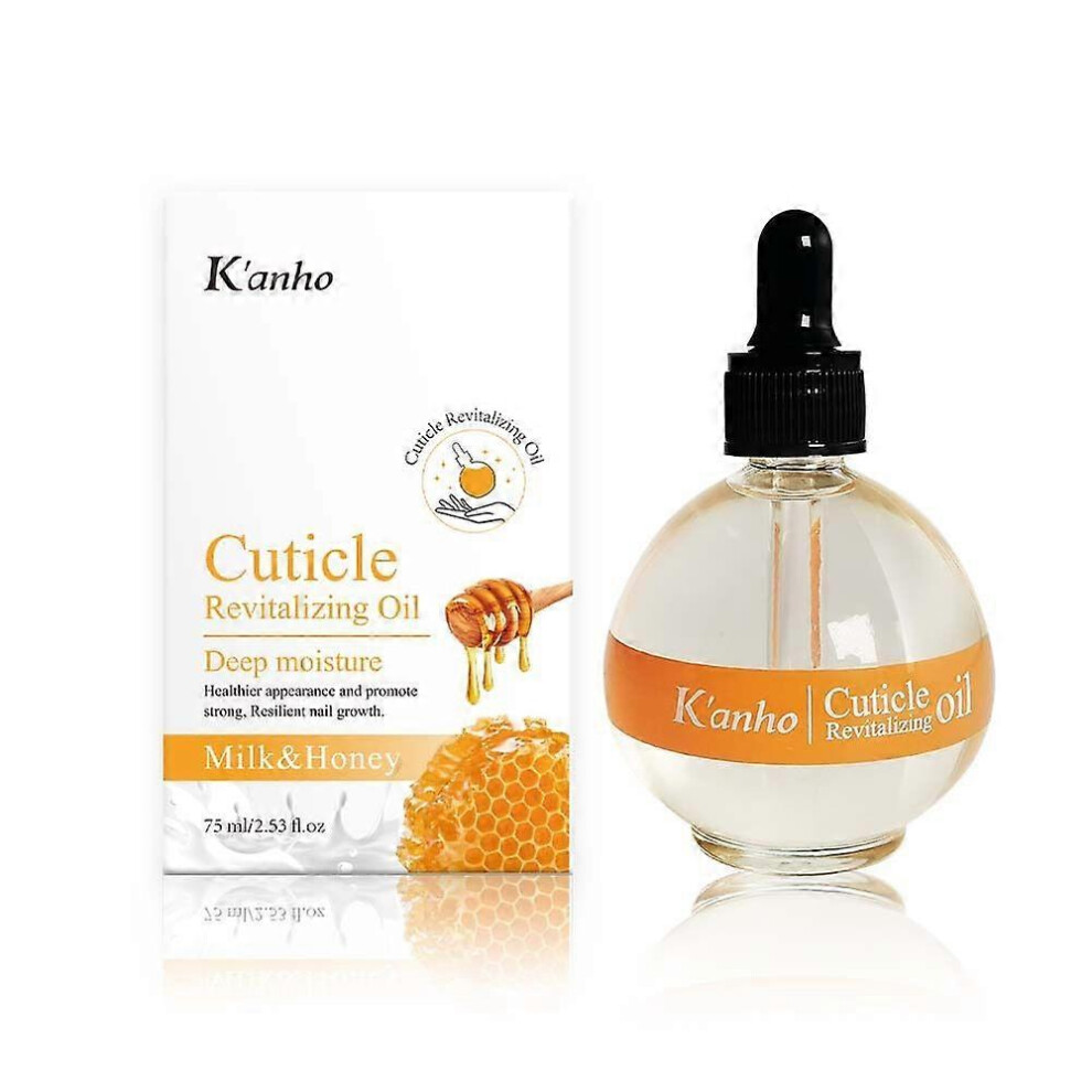 (3PCS) Cuticle Oil For Nails - Milk and Honey Nail Oil - Repairs Moisturizes and Strengthens Nails and Cuticles Overnight