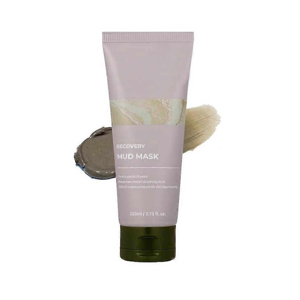 (1PCS mask) Recovery Mud Peel Off Mask for Exfoliating & Deep Cleansing, Blackhead Remover Peel-Off Mask with Boryeong Mud, Pore Cleanser Hydrating Re
