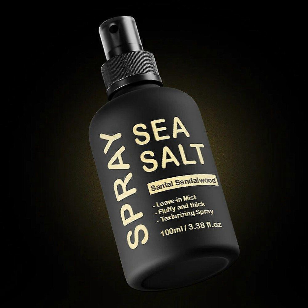 (1PCS) Based Sea Salt Spray for Men, Natural Finish Sea Salt Spray For Hair, Volumizing & Texturing, Light & Non-Greasy Hair Styling Spray Men's Valen-image-OPC-PGJC99B-NEW