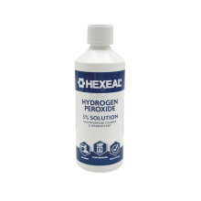Hexeal Hydrogen Peroxide 3% 500ml - Multipurpose Cleaner, Disinfectant, Stain Remover