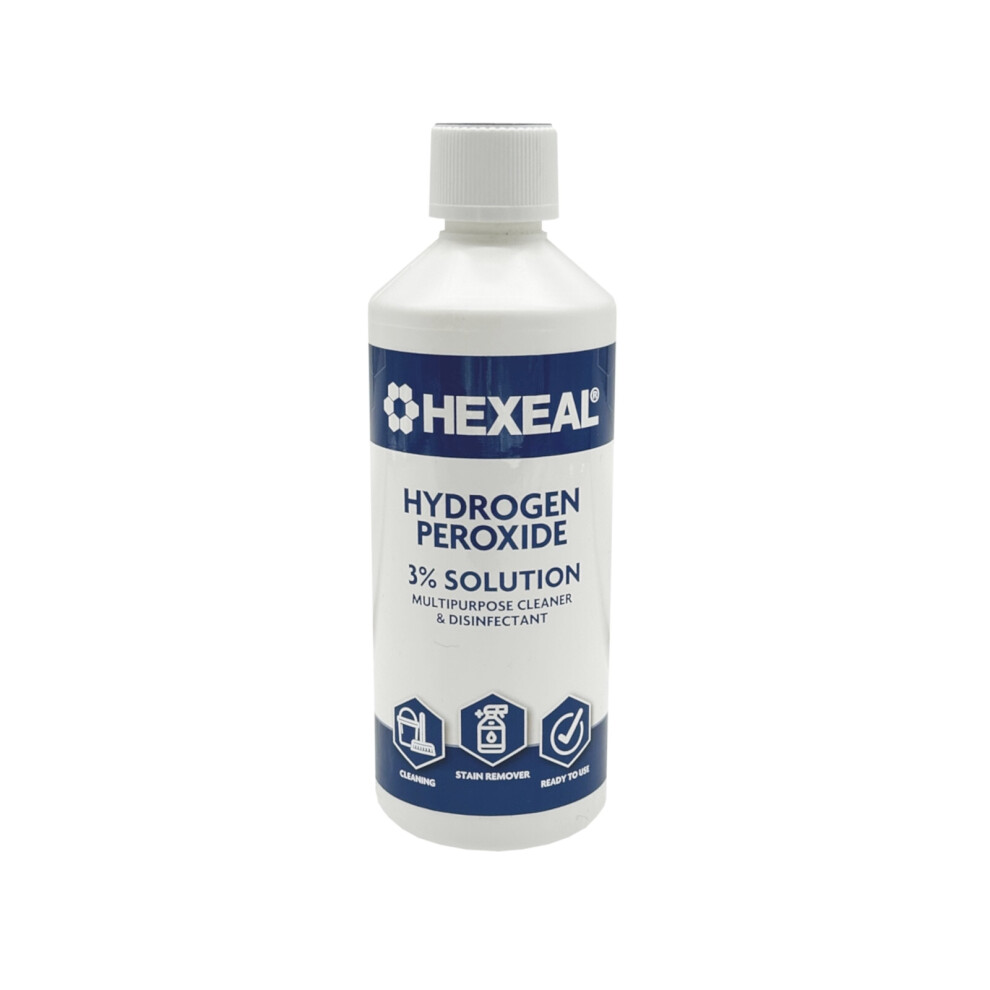 Hydrogen Peroxide 3% 500ml – Multipurpose Cleaner, Disinfectant, Stain Remover