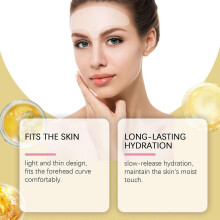 (3PCS) Forehead Wrinkle Patches, 24K Gold Anti Wrinkle Patches, Forehead Lines Mask, Smooth Fine Lines & Wrinkles, 24K Gold Collagen Patches for Forehead Wri