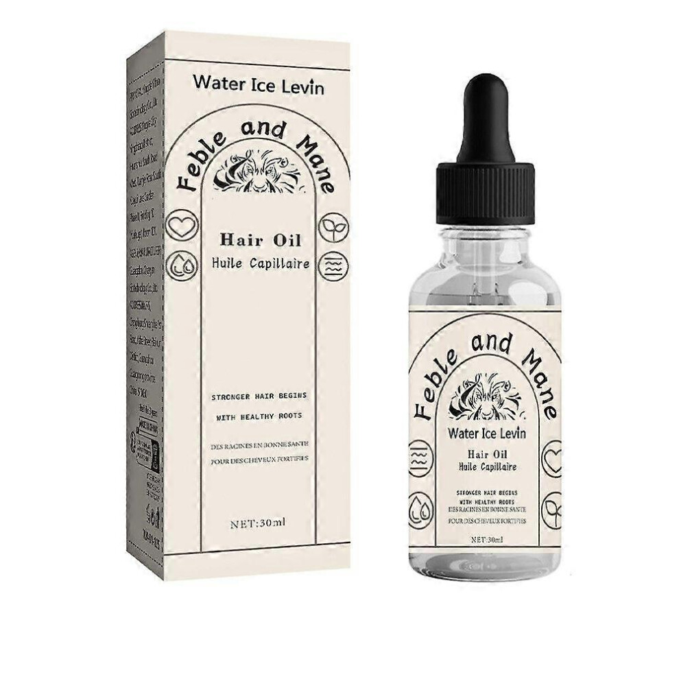 (2PCS) Hair Oil for Hair Growth - Hair Roots Strengthening Serum for Damaged, Frizzy Hair with Castor Oil & Scalp Treatment Oil - 30ml - Suitable for