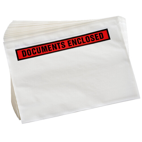100 x A6 Printed (112 x 162mm) Document Enclosed Wallets 2
