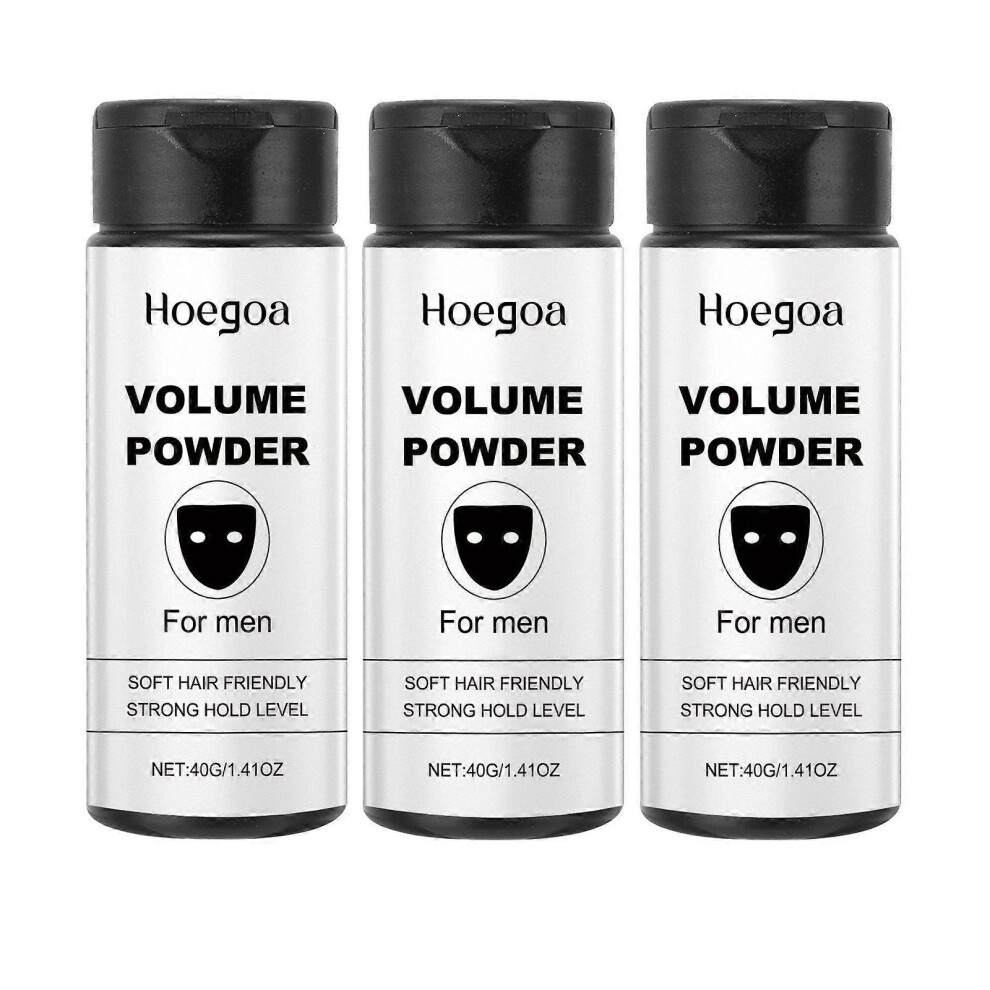 (3PCS) Hair Styling Powder for Men, Volume Powder, Hair Texturizing Powder - Instantly Adds Texture & Volume, All-Natural Ingredients, Strong Hold