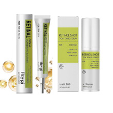 Retinol Eye Cream and Tightening Serum Set, Long-Lasting Hydration Retinol Eye Serum, Tightening Booster Firming Lifting Eye Cream for Dark Circles &