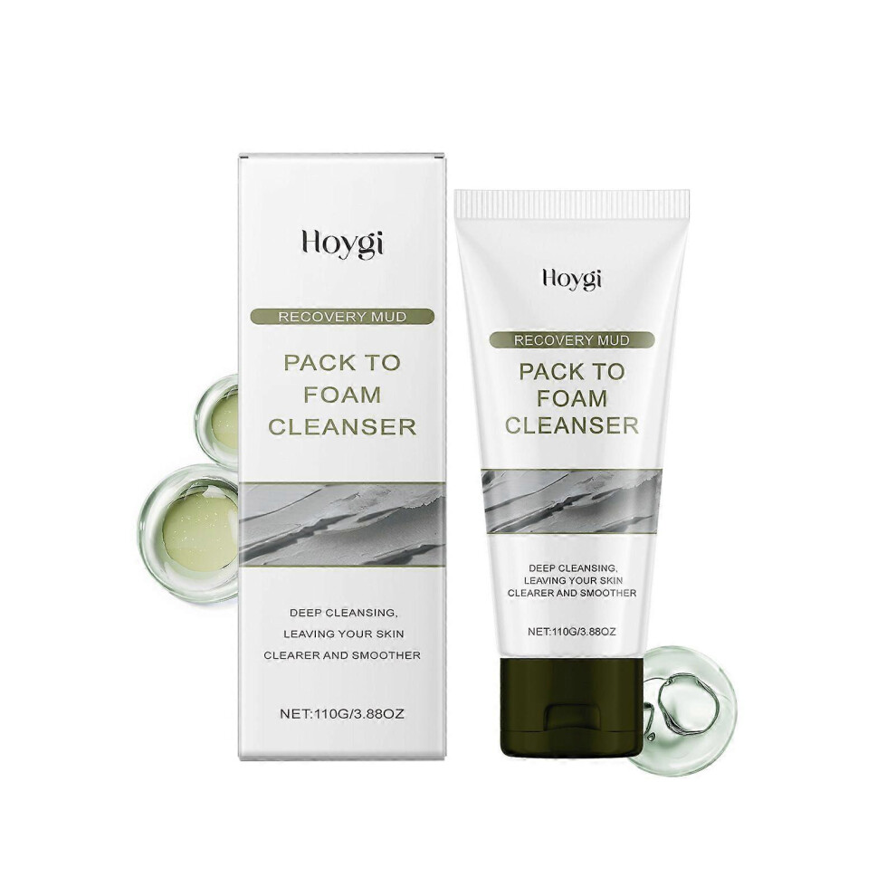 (2PCS) Relief Mud Mask, Recovery Mud Mask for Deep Cleansing & Hydrating & Soothing, Recovery Mud Clay Face Mask with Boryeong Mud, Moisturizing Pore