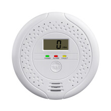 (1 pièce) Détecteur de monoxyde de carbone avec alarme Co Warn Moniteur LCD
