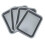 4 x Non-Stick Single Portion Tray (23cm) 4