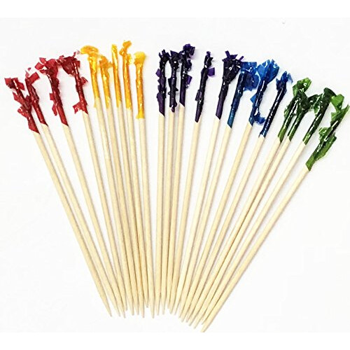1000 Frill Cocktail Picks 10cm Sandwich, Fruit, Appetizers 2