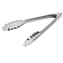 (14 inch) Chabrias Barbeque Tongs,Lockable Metal Tongs, Kitchen Salad Serving BBQ Buffet Clip Stainless Steel Utensils