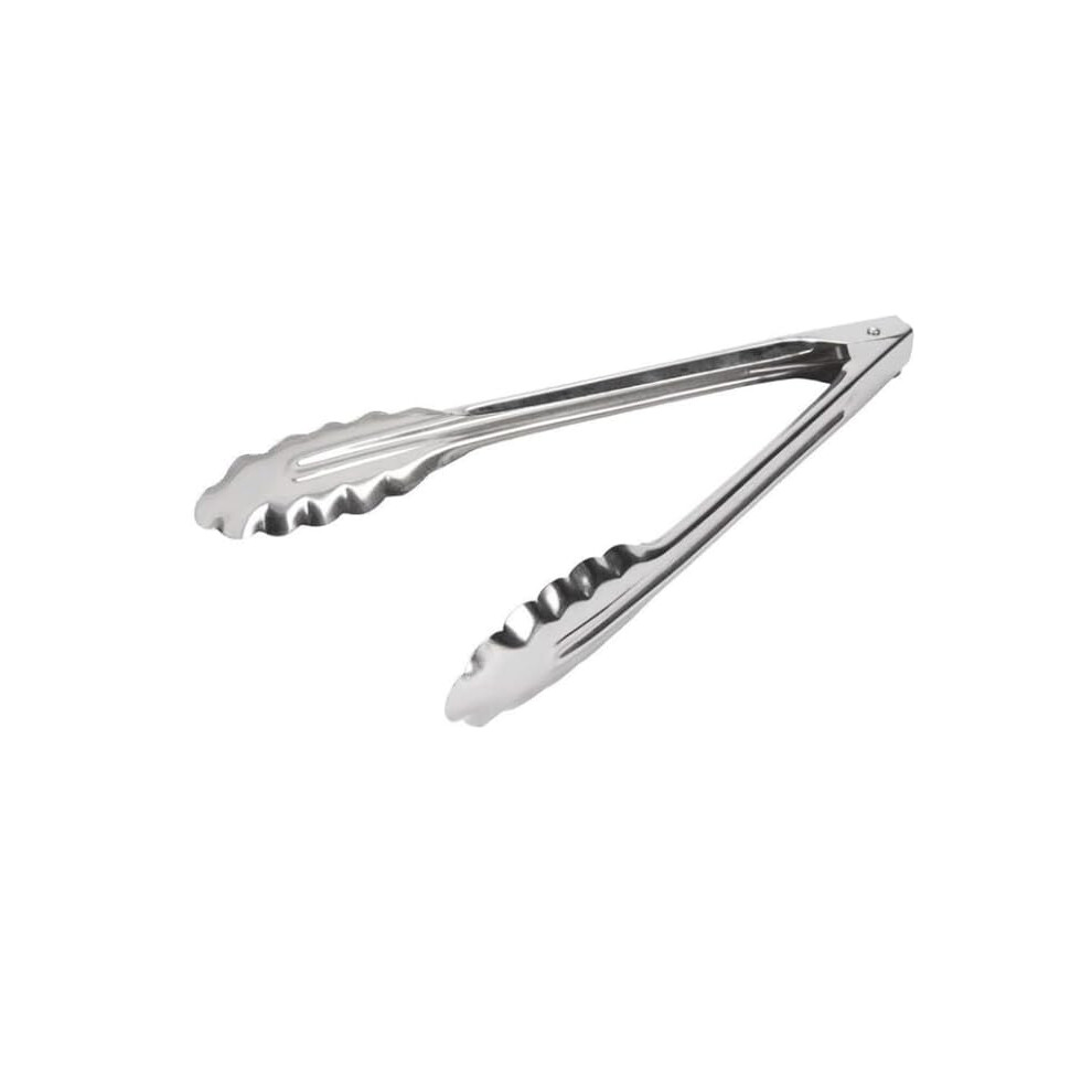 Chabrias Ltd (14 Inch) Chabrias Barbeque Tongs,Lockable Metal Tongs, Kitchen Salad Serving Bbq Buffet Clip Stainless Steel Utensils