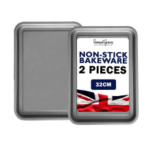2 x Non-Stick Oven Baking Tray (32cm)