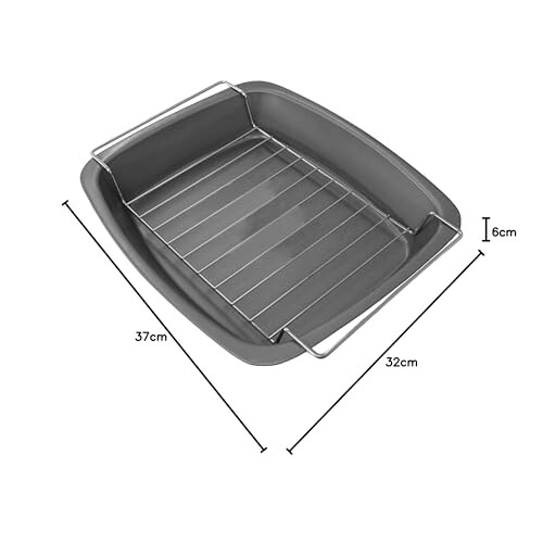 Non-Stick Roasting Pan & Rack (37cm) 2