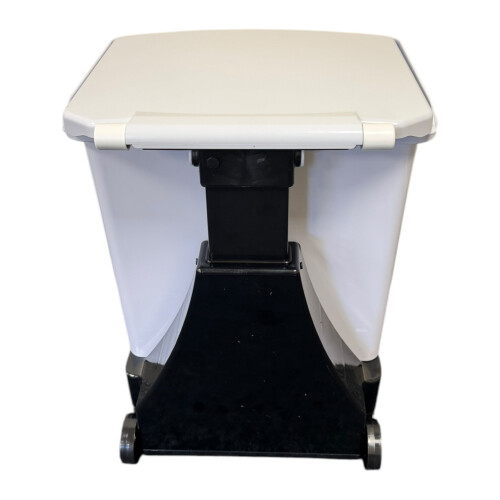 Plastic Fire Retardant Sack Holder, White Lid, 42L 2