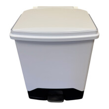 Plastic Fire Retardant Sack Holder, White Lid, 42L