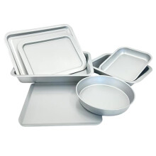 (11" Small Roasting Pan) Chabrias Professional Silver Non Stick Bakeware with ILAG Ultimate Coating UK Made