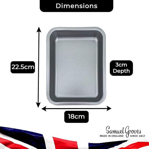 2 x Non-Stick Single Portion Tray (23cm) 2