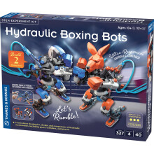 Thames & Kosmos Hydrauliska boxningsrobotar STEM-kit: Bygg två hydrauliskt drivna boxningsrobotar och lär dig hydraulik
