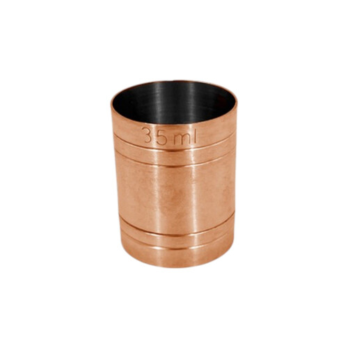 Copper Plated, Stainless Steel Thimble Measure (35ml) 1