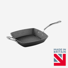 Britannia Cast Iron Square Griddle (26cm)