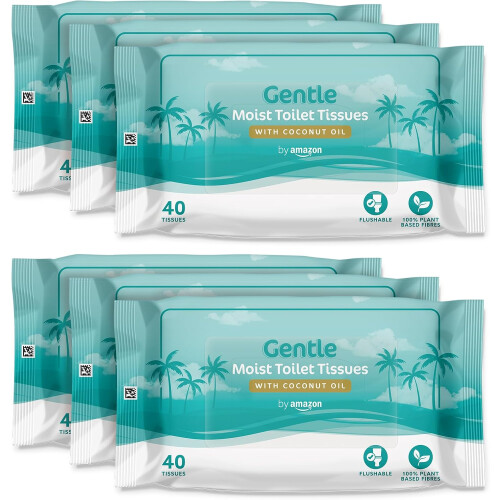 By Amazon Gentle Moist Toilet Tissues