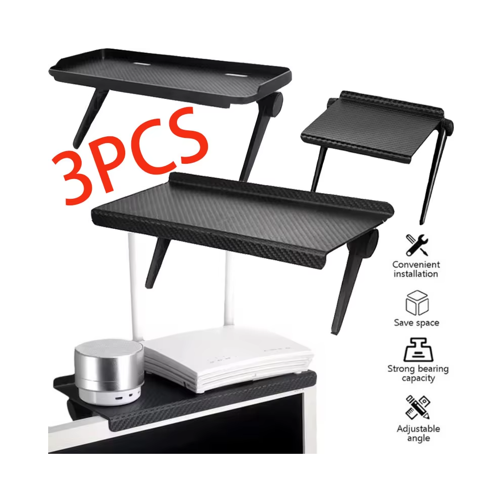 Tv Screen Top Storage Shelf Adjustable Computer Monitor Desktop Screen Top Storage Rack Router Shelf Rack Home Organizer 94652215