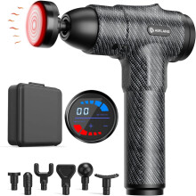 AERLANG Massage Gun with Heat,Muscle Massage Gun Massage Gun Deep Tissue with Carry Case, 7 Massage Head & 20 Speed Body Massager Electric