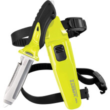 (Flash Yellow) TUSA FK920 X-Pert II Dive Knife (Blunt Tip)