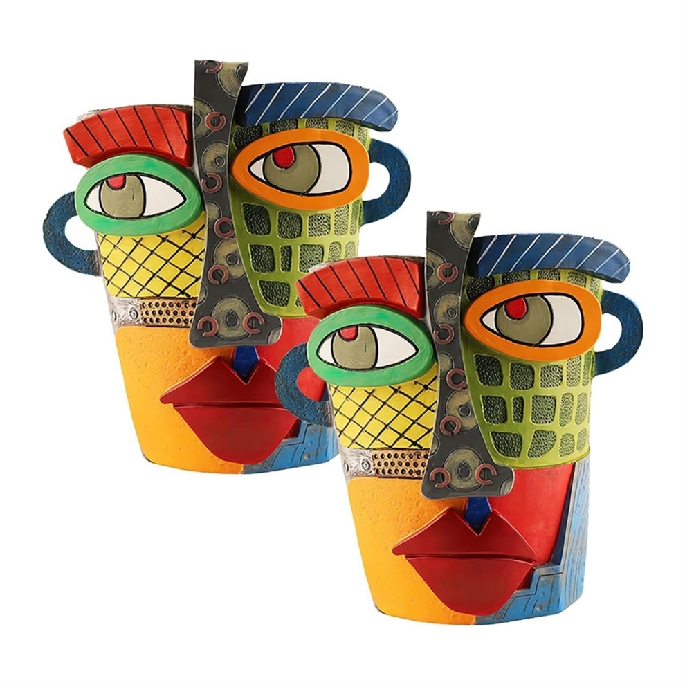 Pezzi Fatti A Mano Arte Astratta Vaso Di Fiori In Resina Vaso Di Fiori Vasi Decorativi Divertenti