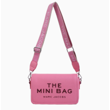 (pink) Fashion Trend Letter Small Square Bag Hundred Solid Colours Shoulder Crossbody Women's Bag