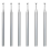 6 peças de brocas redondas de 1,8 mm - brocas de fio de haste de 3/32 polegadas para fabricação de lapidação 2