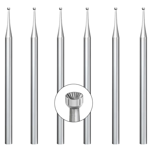 6 peças de brocas redondas de 1,2 mm - brocas de fio de haste de 3/32 polegadas para fabricação de lapidação 1