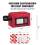 Electrical Lockout Tagout Kit, 26 PCS Safety Kit για βιομηχανική, ηλεκτρική ενέργεια, μηχανήματα 8