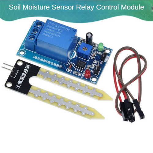 DC 12V Soil Moisture Sensor Relay Control Module Automatic Watering of the Humidity Starting Switch 2
