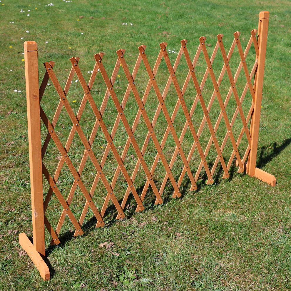 Actiasgear - Expanding Wooden Trellis Fence Freestanding 6ft
