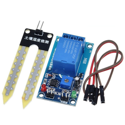 DC 12V Soil Moisture Sensor Relay Control Module Automatic Watering of the Humidity Starting Switch 1