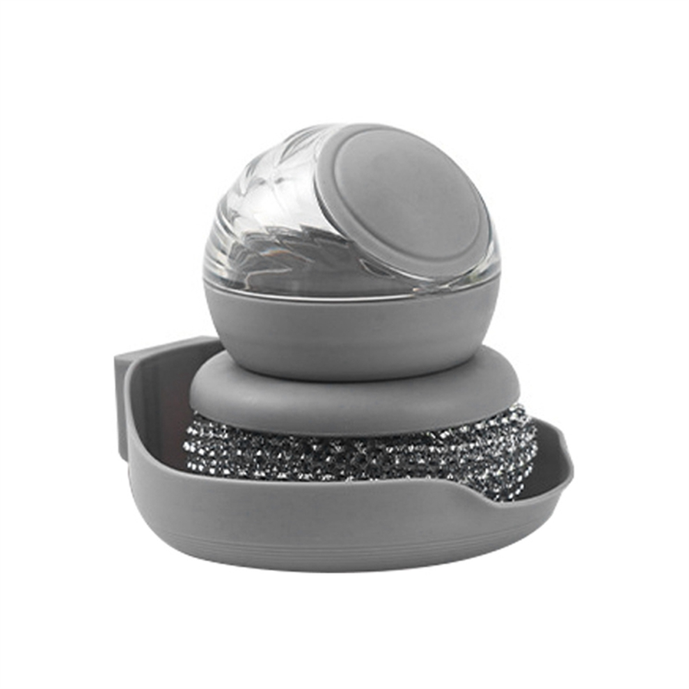 Kitchen Wash Pot Dish Brush Washing Utensils with Automatic Soap Liquid Dispenser Household Cleaning Accessories A-image-OPC-PGJCT8D-NEW