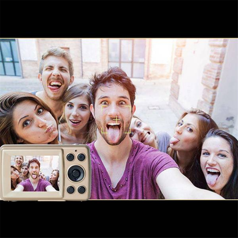 Portable Digital Camera 16 Million Hd Pixel Compact Home For Kids Teens Seniors Black 4853931628340